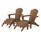 POLYWOOD South Beach 4-Piece Adirondack Set FREE SHIPPING