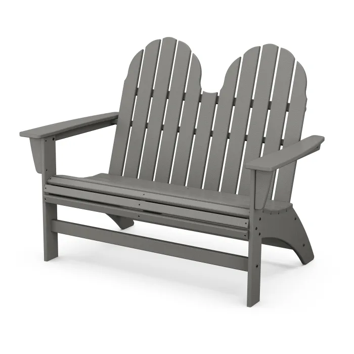 POLYWOOD Vineyard 48" Adirondack Bench FREE SHIPPING