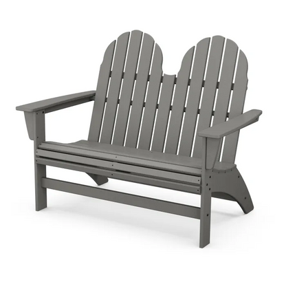 POLYWOOD Vineyard 48" Adirondack Bench FREE SHIPPING