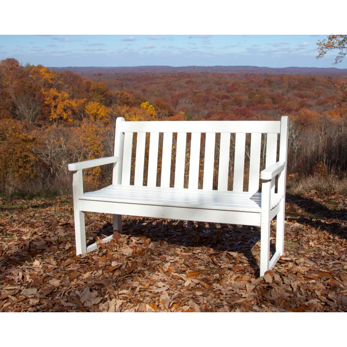 POLYWOOD Traditional Garden 48" Bench FREE SHIPPING