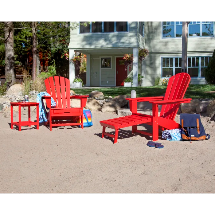 POLYWOOD Palm Coast Ultimate Adirondack 3-Piece Set FREE SHIPPING