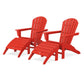 POLYWOOD South Beach 4-Piece Adirondack Set FREE SHIPPING