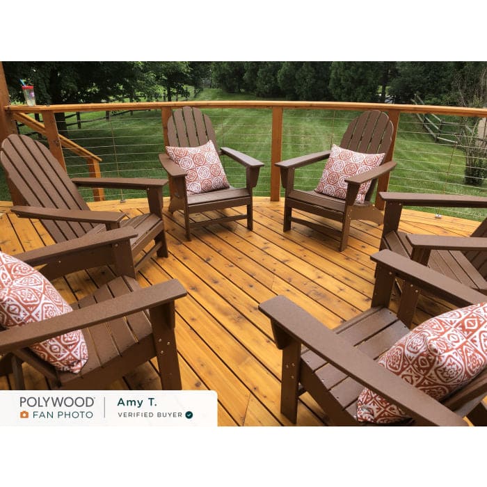 Polywood vineyard adirondack discount bench