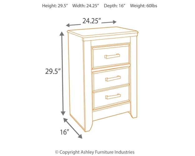 Ashley Express - Juararo Two Drawer Night Stand