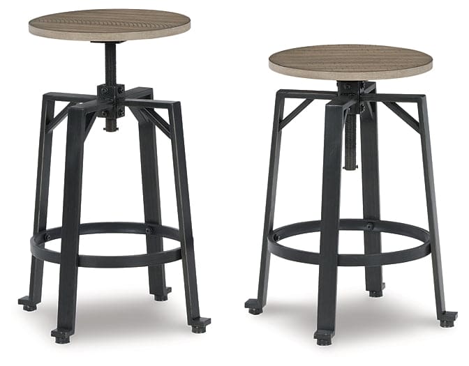 Ashley Express - Lesterton Counter Height Dining Table and 2 Barstools