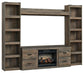 Ashley Express - Trinell 4-Piece Entertainment Center with Electric Fireplace