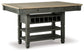 Tyler Creek Counter Height Dining Table and 4 Barstools and Bench