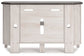 Ashley Express - Dorrinson Corner TV Stand/Fireplace OPT