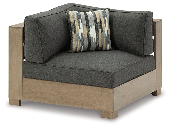 Citrine Park 4-Piece Outdoor Sectional with Ottoman