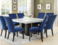 Camila 5-Piece Square Marble Top Dining
(Table & 4 Side Chairs)