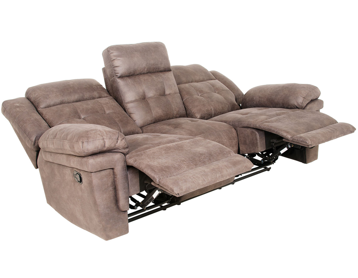 Anastasia Manual Reclining Sofa, Cocoa