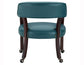 Tournament Arm Chair w/Casters, Teal