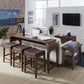 Aspen Skies - 4 Piece Console Set (1-Console 3-Stools)