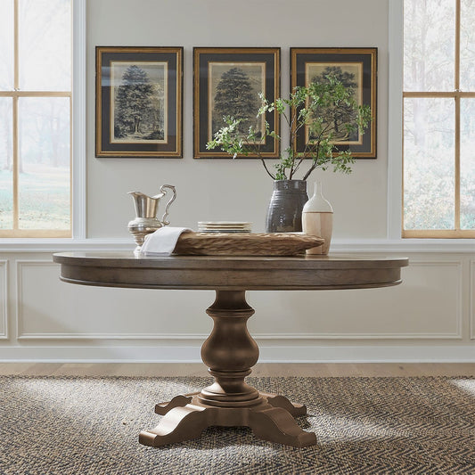 Americana Farmhouse - Pedestal Table Set