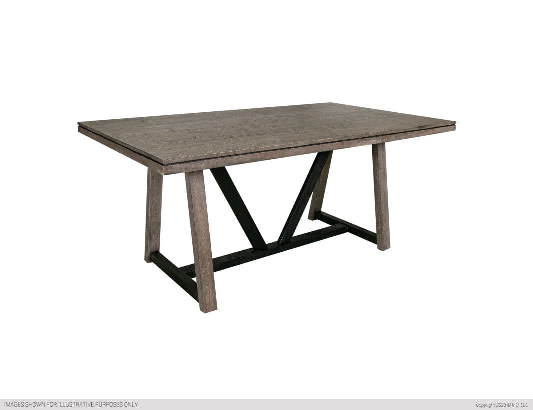 Metal Base Dining Table