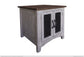 2 Door End Table