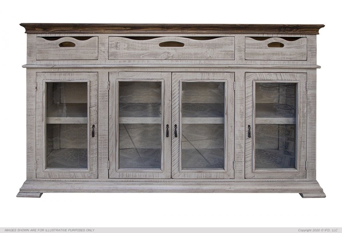 Console 3 Drawers  4 Doors