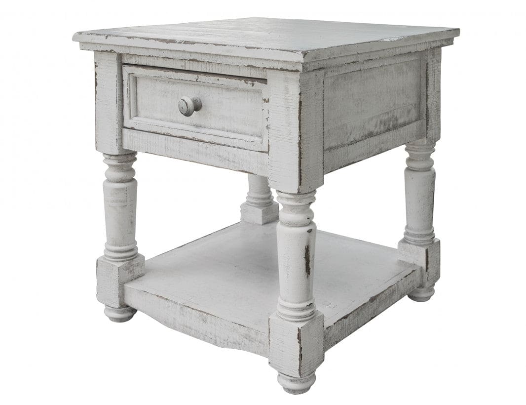 2 Drawer & 2 Doors, Sofa Table w/ White finish