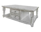 2 Drawer & 2 Doors, Sofa Table w/ White finish