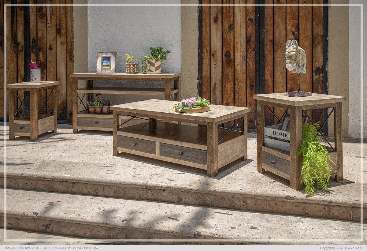 4 Drawers Cocktail Table