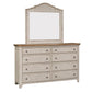 Farmhouse Reimagined - Queen Sleigh Bed, Dresser & Mirror, Chest