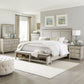 Ivy Hollow - King Storage Bed, Dresser & Mirror, Chest, Night Stand