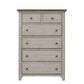 Farmhouse Reimagined - King California Panel Bed, Dresser & Mirror, Chest, Night Stand