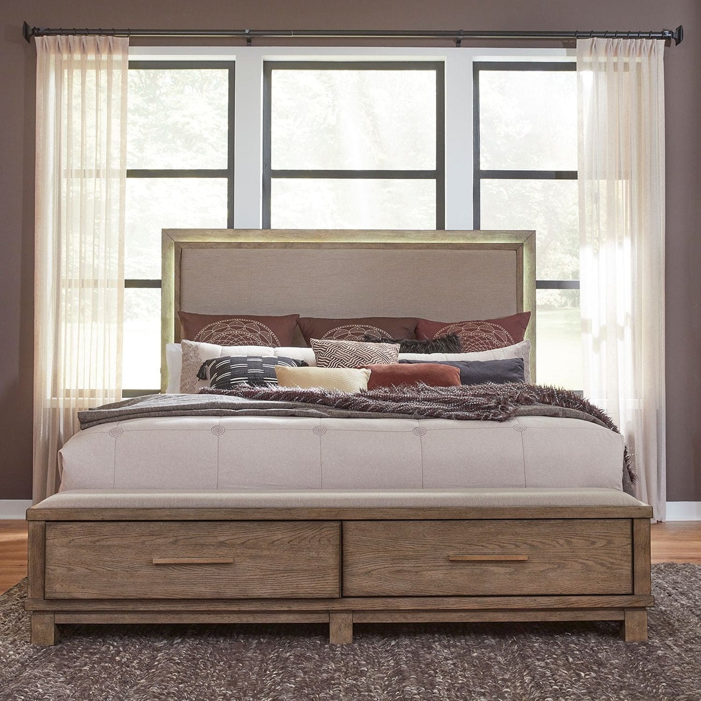 Canyon Road - Queen Storage Bed, Dresser & Mirror, Chest, Night Stand