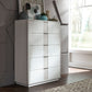 Mirage - King Panel Bed, Dresser & Mirror, Chest, Night Stand