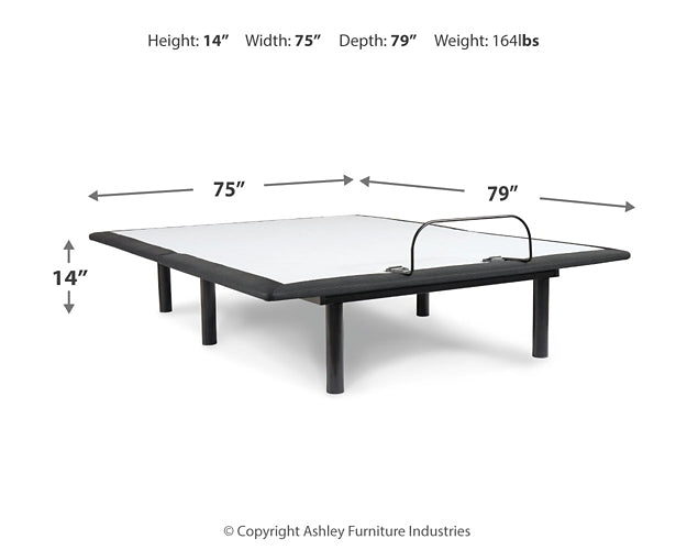 Chime 12 Inch Memory Foam Mattress with Adjustable Base