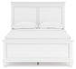 Fortman Full Panel Bed with Mirrored Dresser and Nightstand