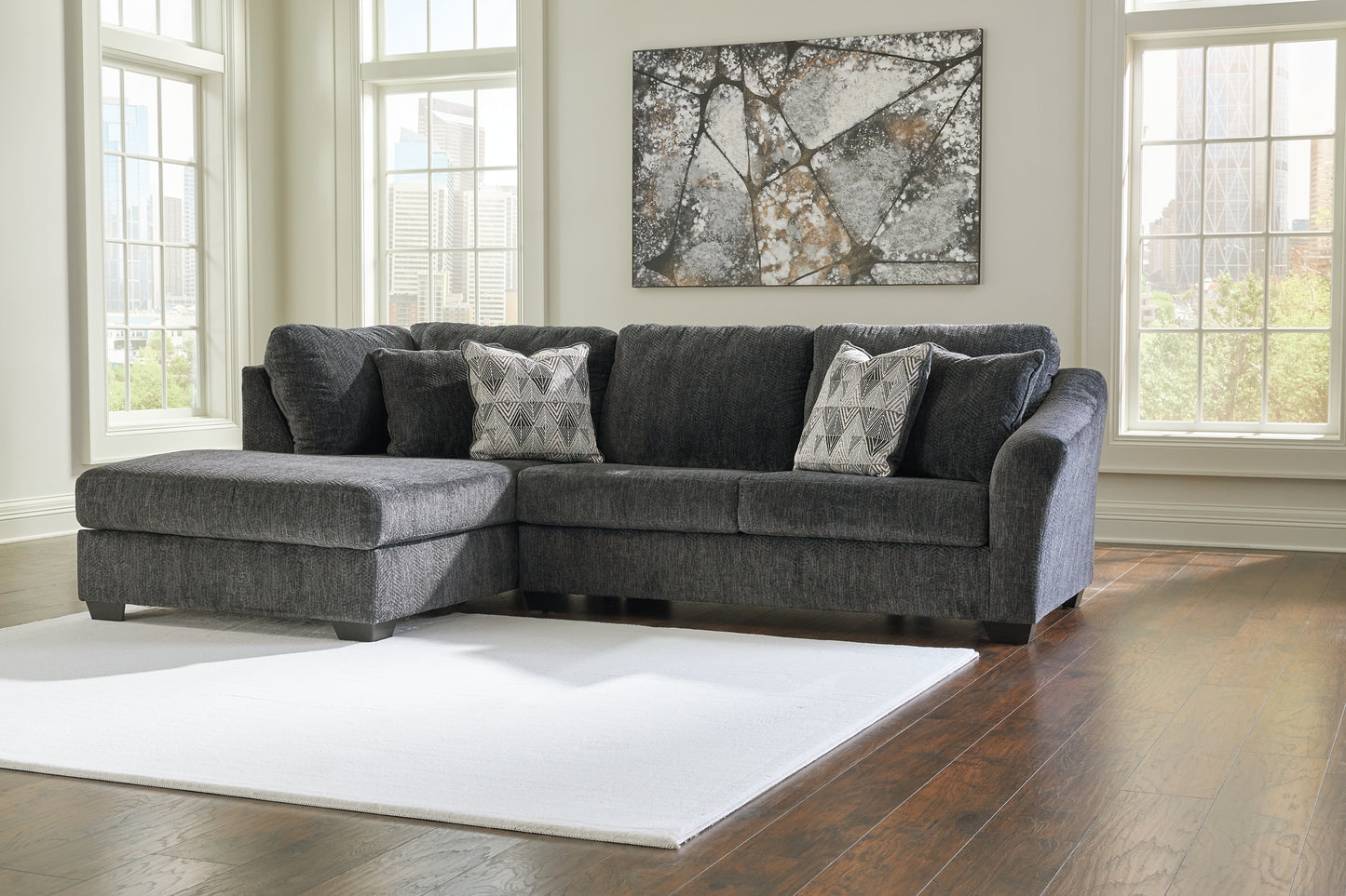 Biddeford 2-Piece Sectional with Ottoman