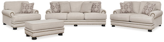 Merrimore Sofa, Loveseat, Chair and Ottoman