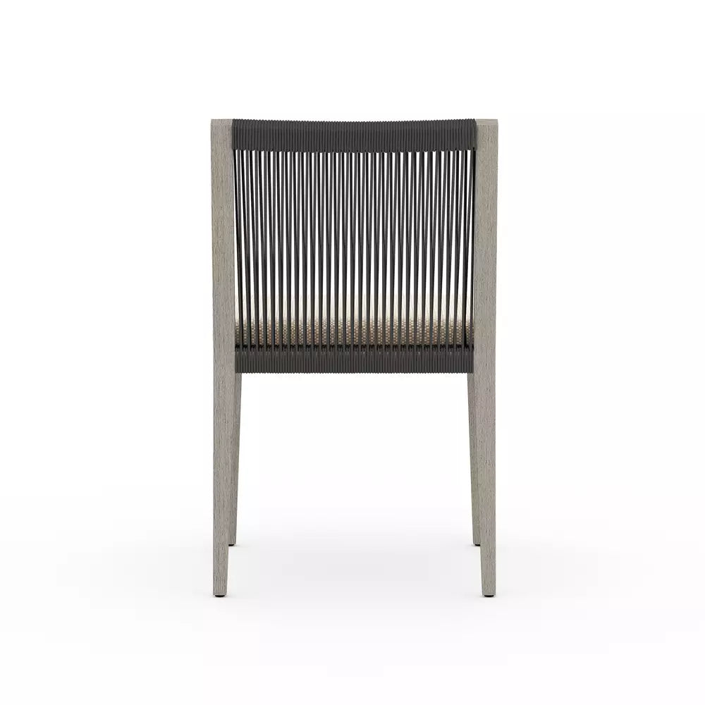 Sherwood Outdoor Dining Chair, Weathered Grey