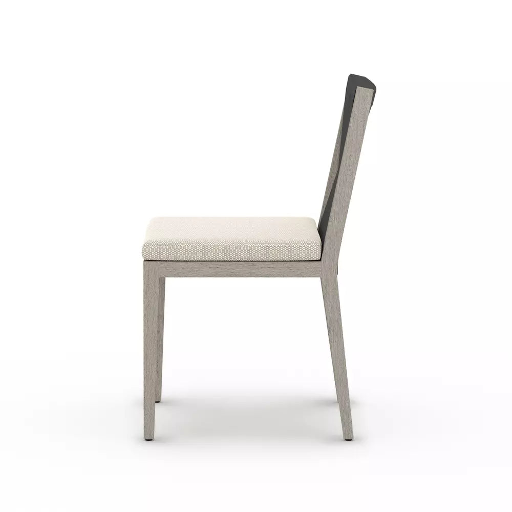 Sherwood Outdoor Dining Chair, Weathered Grey