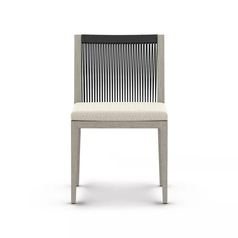 Sherwood Outdoor Dining Chair, Weathered Grey