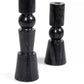 Rosette Taper Candlesticks