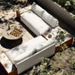 Grant Outdoor 2Pc Sectional W/ Coffee & End Tables