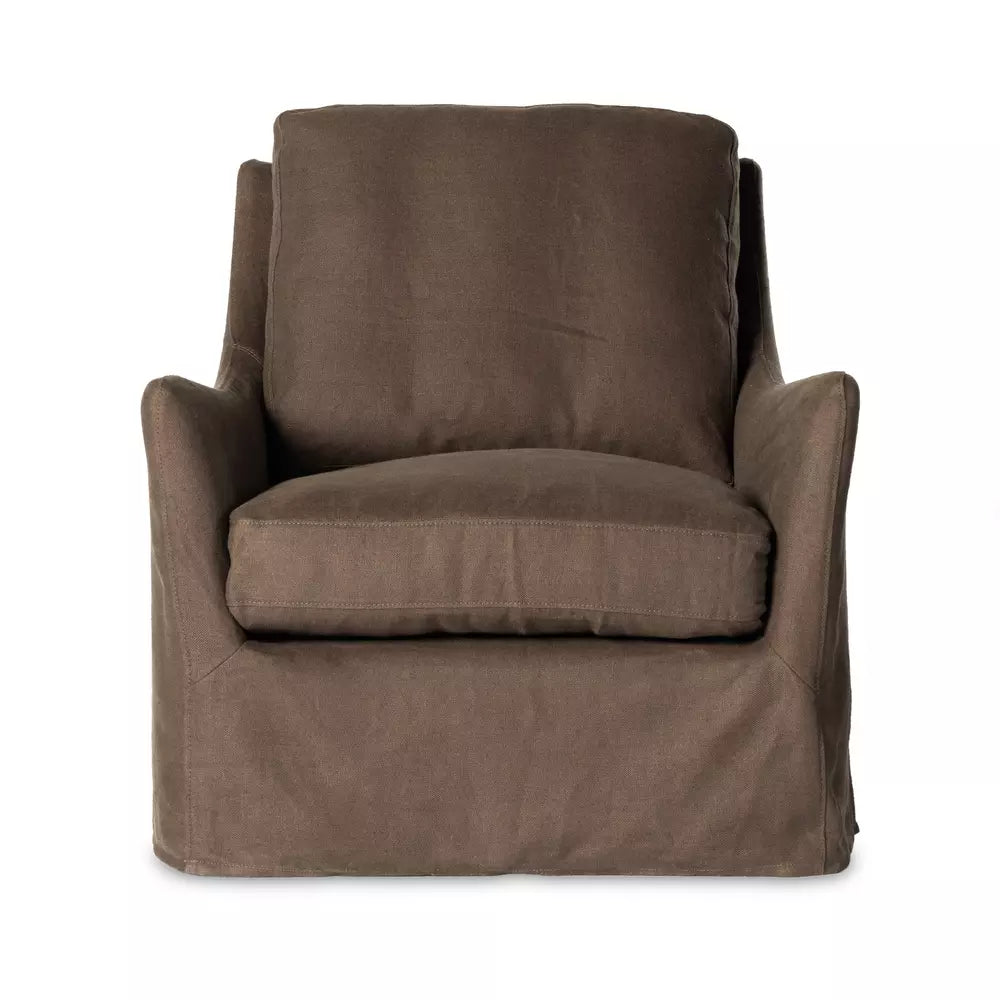 Monette Slipcover Swivel Chair