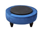 Sophia Swivel Accent Chair, Blue Velvet