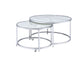 Rayne Nesting Cocktail Table, White