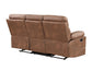 Rudger Manual Reclining Sofa, Chestnut