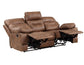 Rudger Manual Reclining Sofa, Chestnut