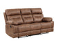 Rudger Manual Reclining Sofa, Chestnut