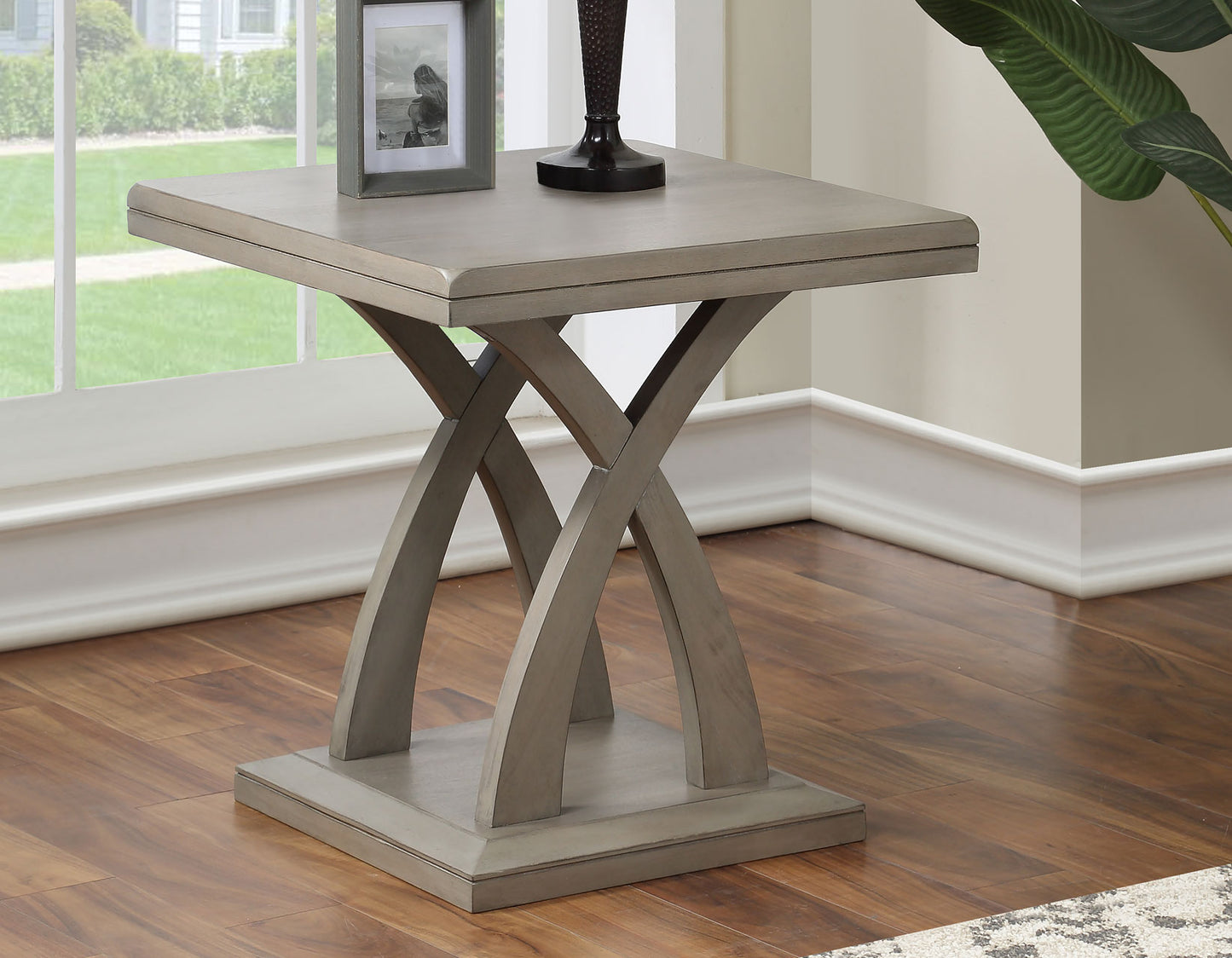 Jocelyn End Table, Grey