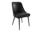 Colfax, Black Leatherette Side Chair