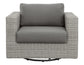 Blakley Swivel Chair w/ .5 Round Wicker