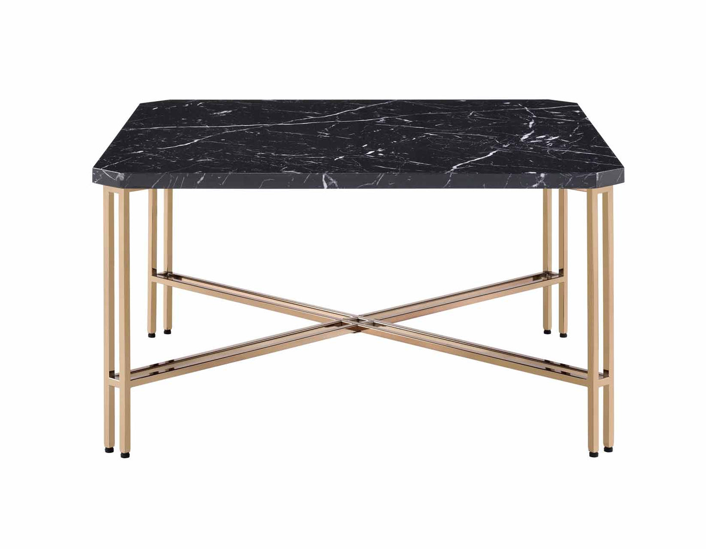 Daxton Faux-Marble Top Cocktail Table