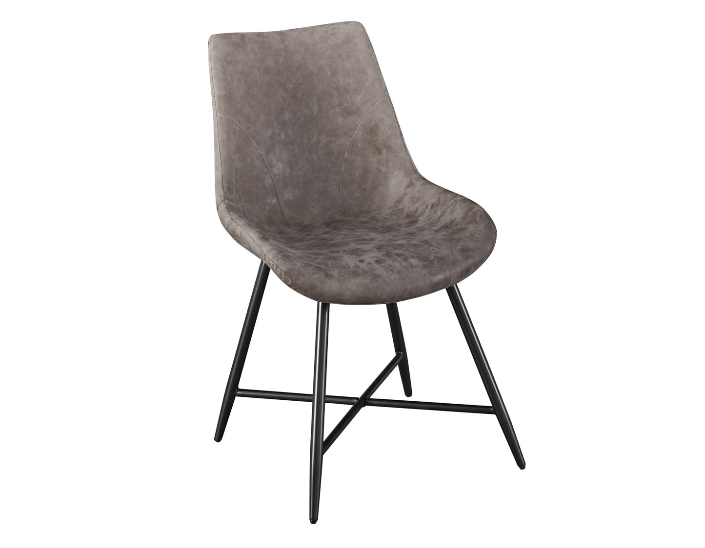 Ramona Brown PU Side Chair