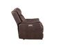 Valencia Dual-Power Leatherette Recliner, Walnut